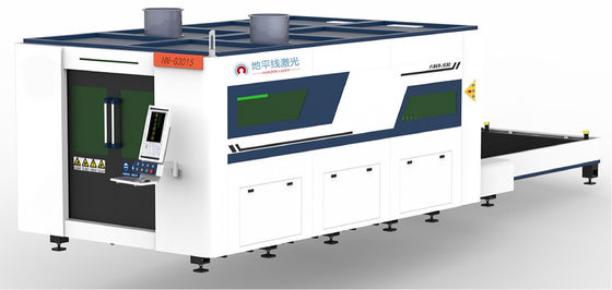 1500W 4000W CNC Fiber Laser Cutting Machine IPG MAX 3015 Exchange Table With Cover