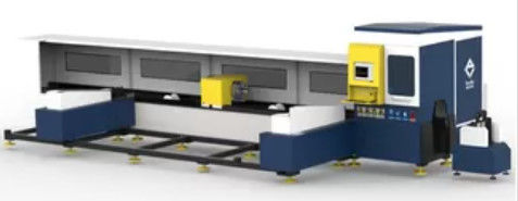 Three Phases 6000mm 2kw Fiber Laser Cutting Machine