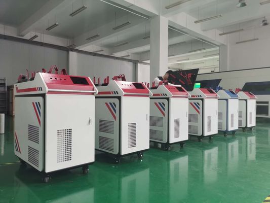 50HZ 6mm 1000w Handheld Laser Welder Time Energy Splitting