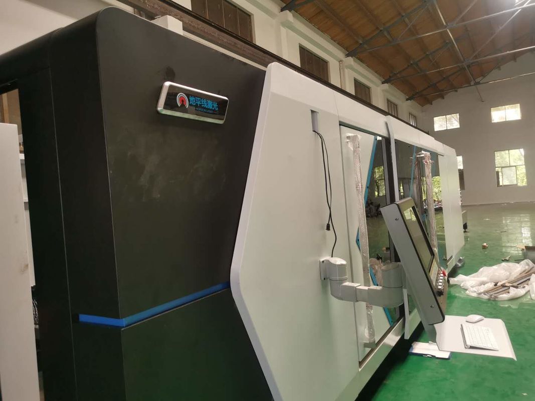 IPG 20mm CNC Metal Cutting 8025 Laser Cutting Machine For Steel Plate