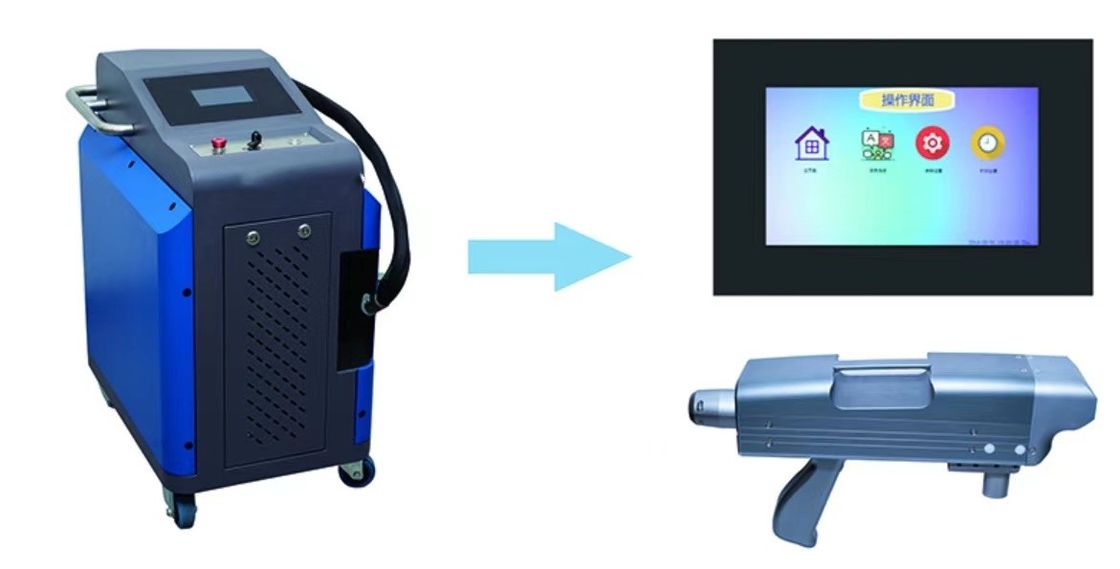 Air Cooling 200W 10m Laser Surface Cleaning Machine