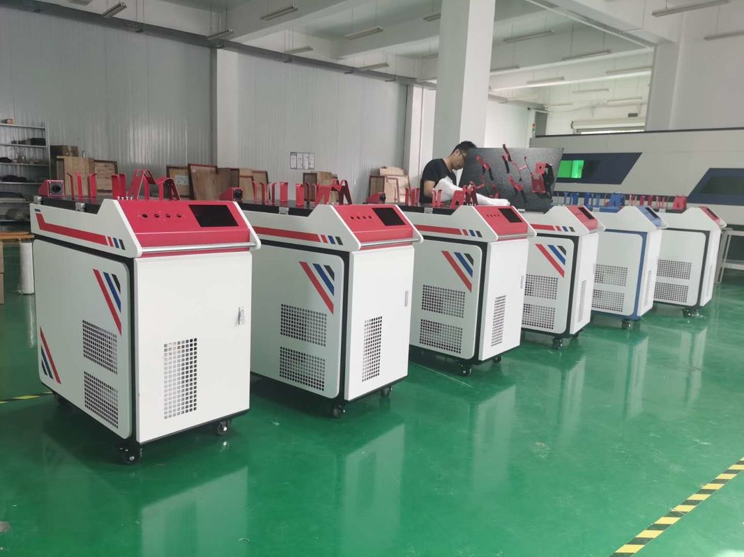 CE LED Touch Screen QBH 0.1mm Fiber Laser Welder