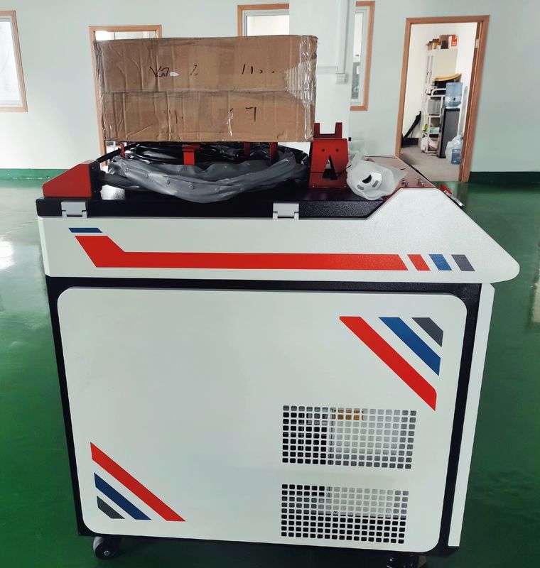 CE LED Touch Screen QBH 0.1mm Fiber Laser Welder