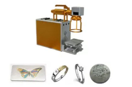 60W Laser Marking Machines , 0.15mm Laser Marking Machine For Gold Jewellery