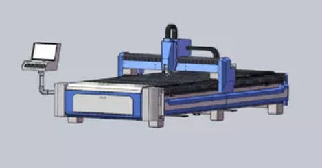 1200mm Sawtooth 1064nm Fiber Laser Cutter High Precision