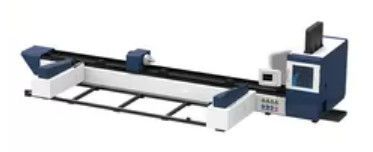 Double Pneumatic Chuck 6500mm CNC Laser Tube Cutting Machine