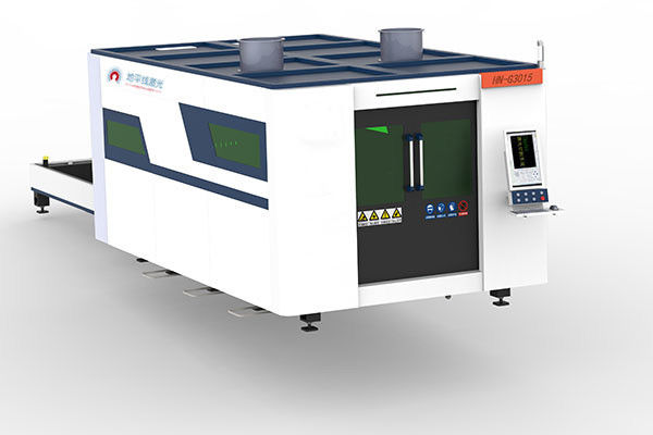 50mm Enclosed 4000mm Laser Cutting Machine For Steel Plate