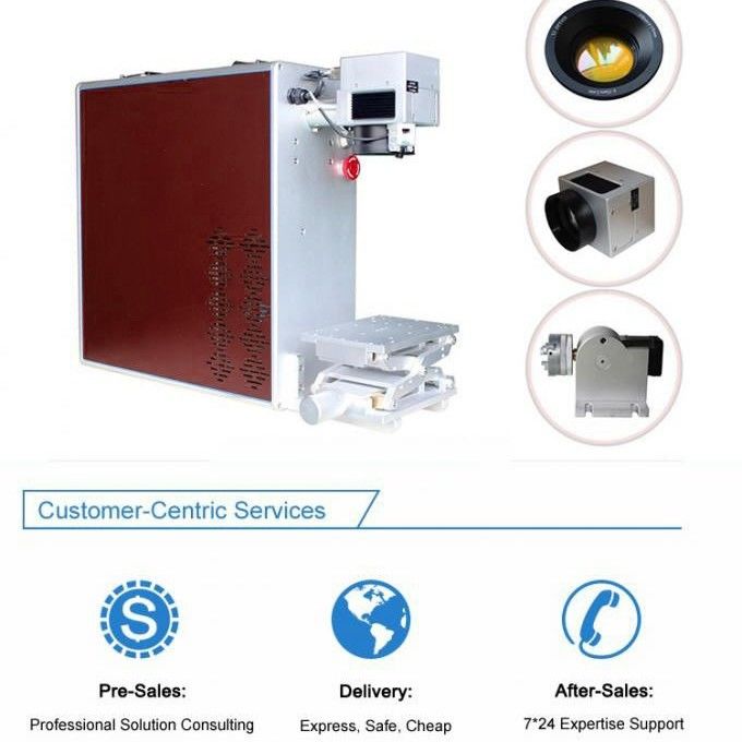 20W Portable Laser Marking Machine For Metal , Handheld Laser Etcher For Metal