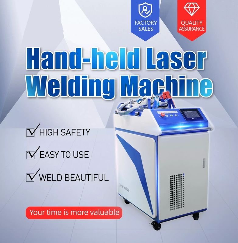 500W 1080NM Handheld Laser Welding Machine CW Water Cooling