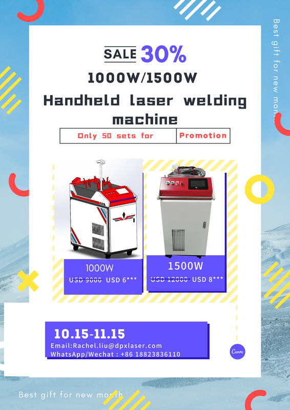 1000W 1080nm Laser Welding Machine Water Cooling Overlap Handheld