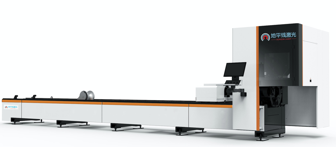 6KW Pipe Laser Cutting Machine Auto Focus Chuck Clamping